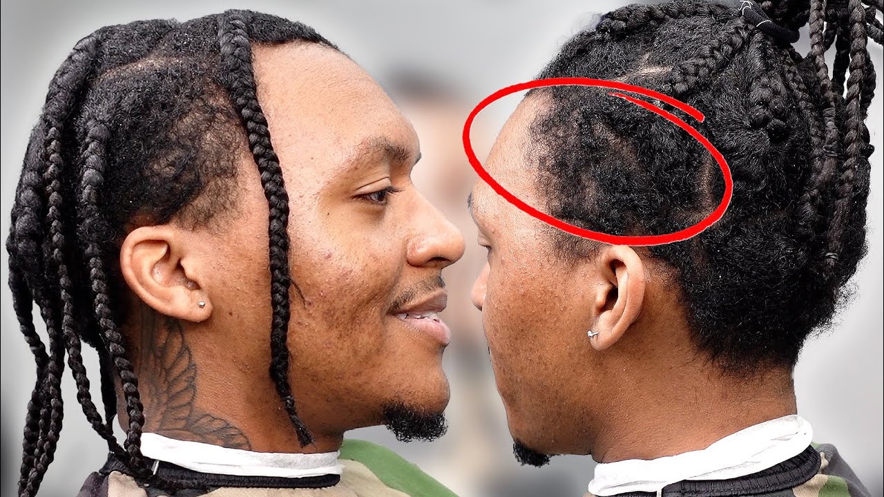 this fade is PERFECT for his braids 🔥💈
