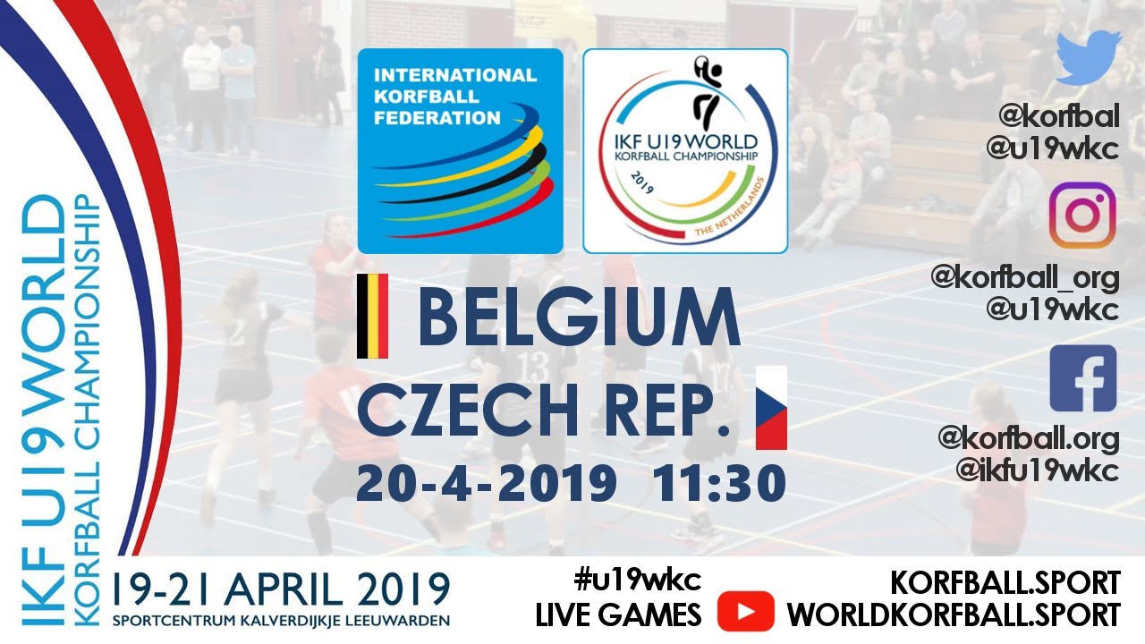IKF U19 WKC 2019 BEL - CZE