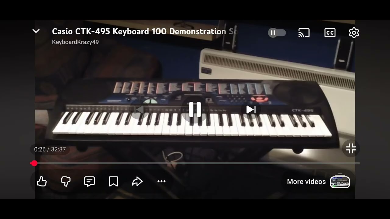 Casio ctk-411 and Casio ctk-495 are playing how deep is your love ep 16