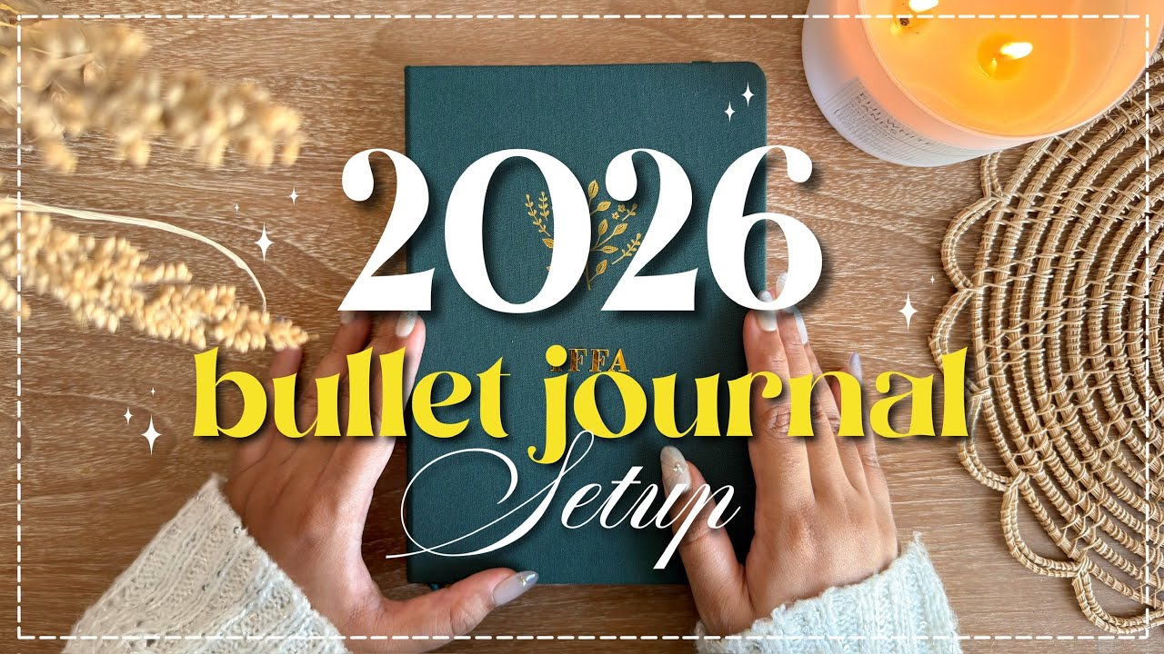 Мой ежедневник на 2026 год ✨