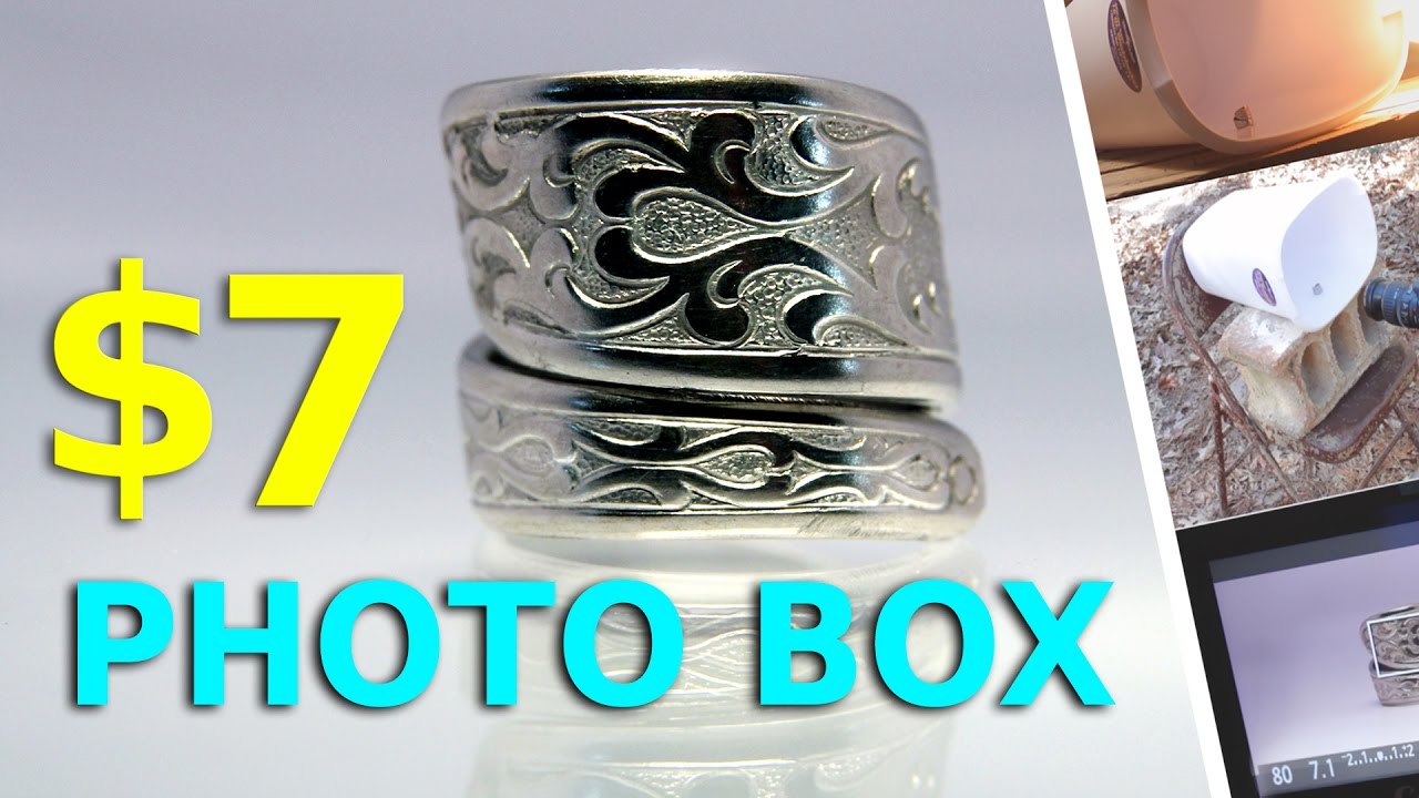 $7 DIY Photo Light Box - Jewelry Photo Diffuser Reflector - Better Ring Pictures