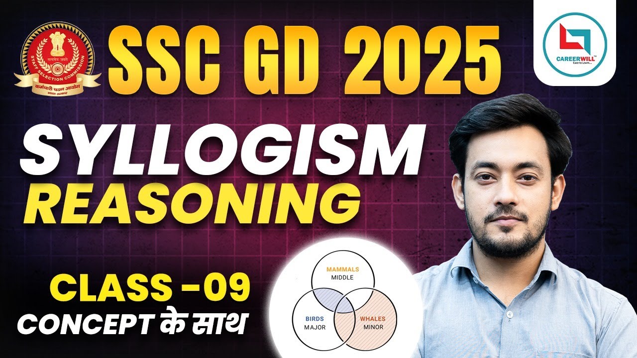 SSC GD 2025 Syllogism | SSC GD Reasoning by Bharat Bhushan Sir