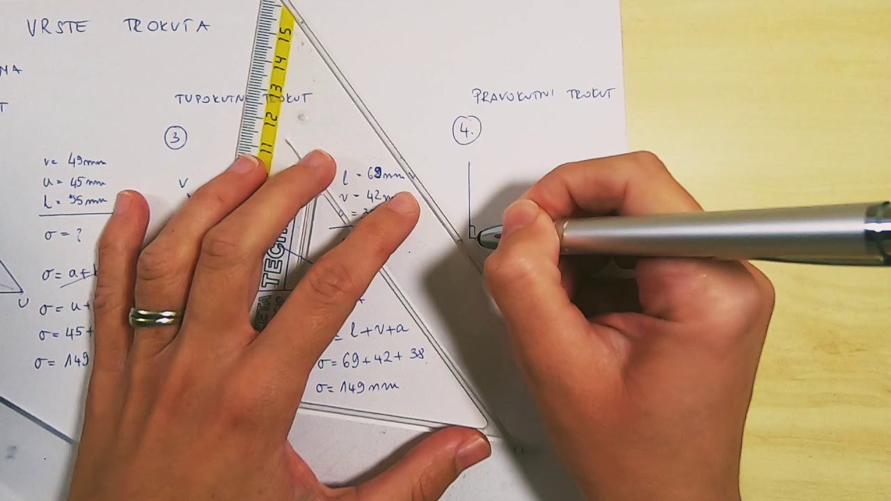 Matematika 5. Razred - Vrste trokuta 2.dio