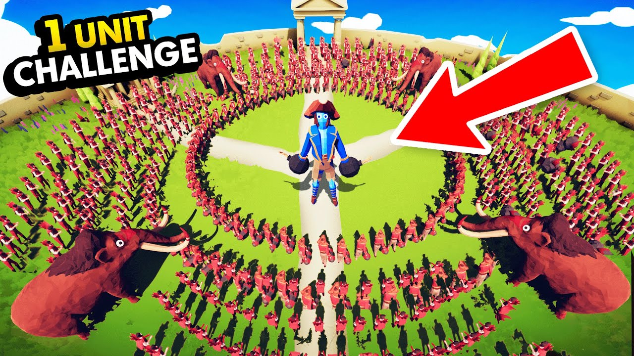 1 UNIT CHALLENGE vs IMPOSSIBLE TABS BATTLES (Totally Accurate Battle Simulator Gameplay)