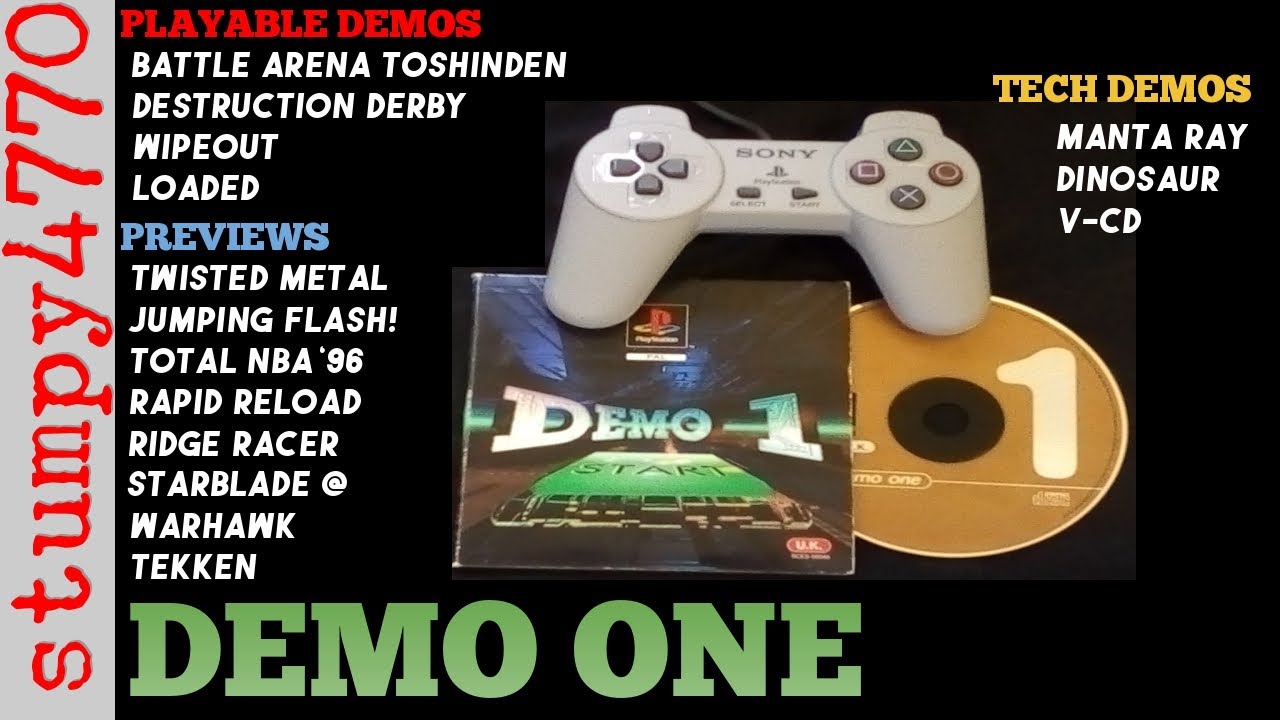 Demo Disc One, PlayStation 1. 1995.