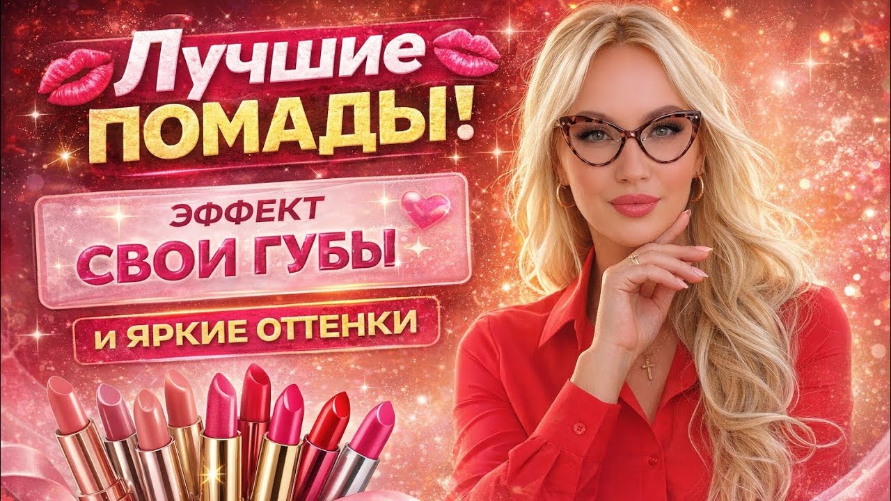 Лучшие Помады: Эффект «свои губы» и сочные яркие цвета💄!#помады #косметика #макияжгуб #нюд