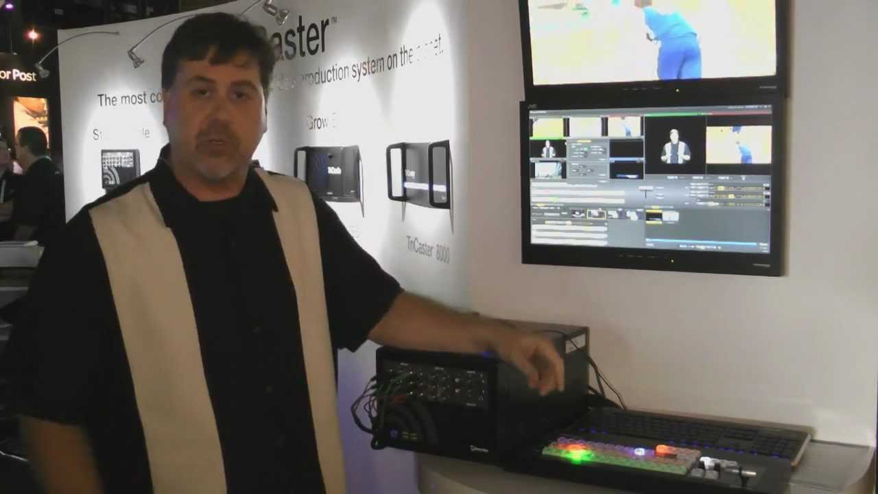 Newtek@IBC2012 - Quick Look at TriCaster 40