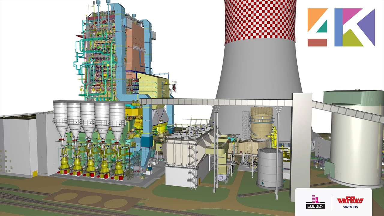 Wizualizacja Bloku 910 MW PL/ENG [4K]