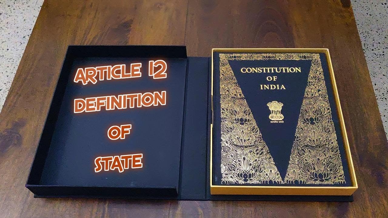 What Is The Definition of State Under Article 12 ?