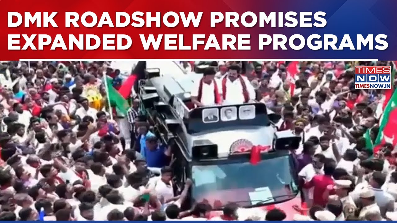 Tamil Nadu DMK Roadshow: Udhayanidhi Stalin Highlights Achievements, Pledges New Welfare Schemes