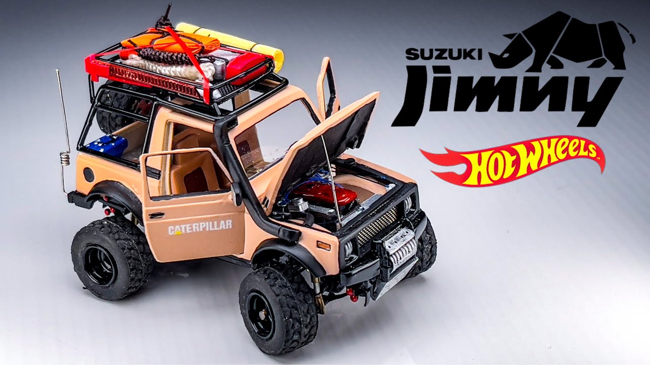 Awsome Detailed suzuki Jimny Offroad HotWheels Custom