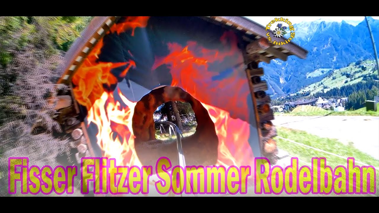 Fisser Flitzer Sommer Rodelbahn 4K/ Alpine Slide/ Mountain Coaster/ Mountain Coaster POV Onride
