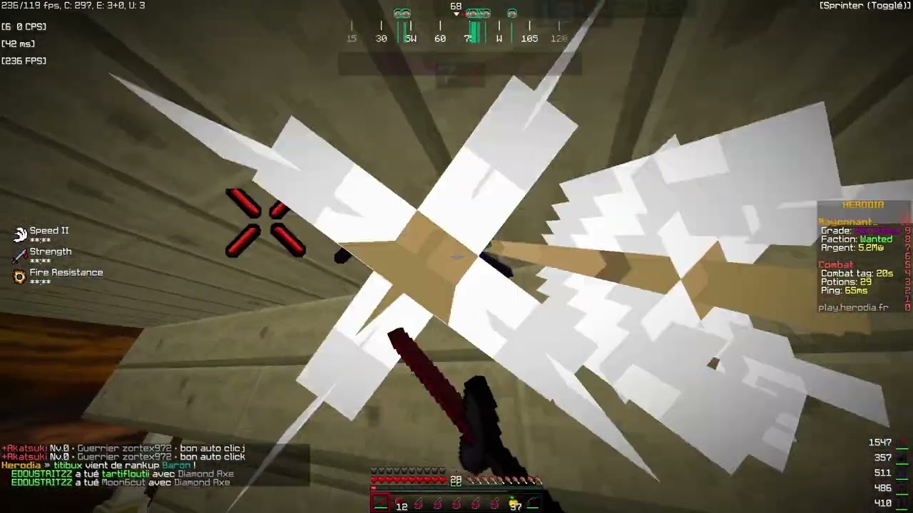 Warzone de Hérodia, +fin de koth teamfight avec la Wanted contre la Vulkane (freewintf)