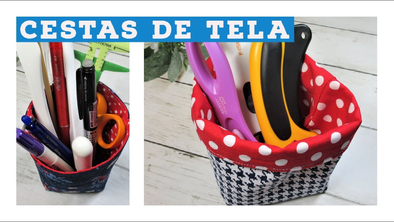 Cesta de tela Facil (Tutorial de Costura Creativa)