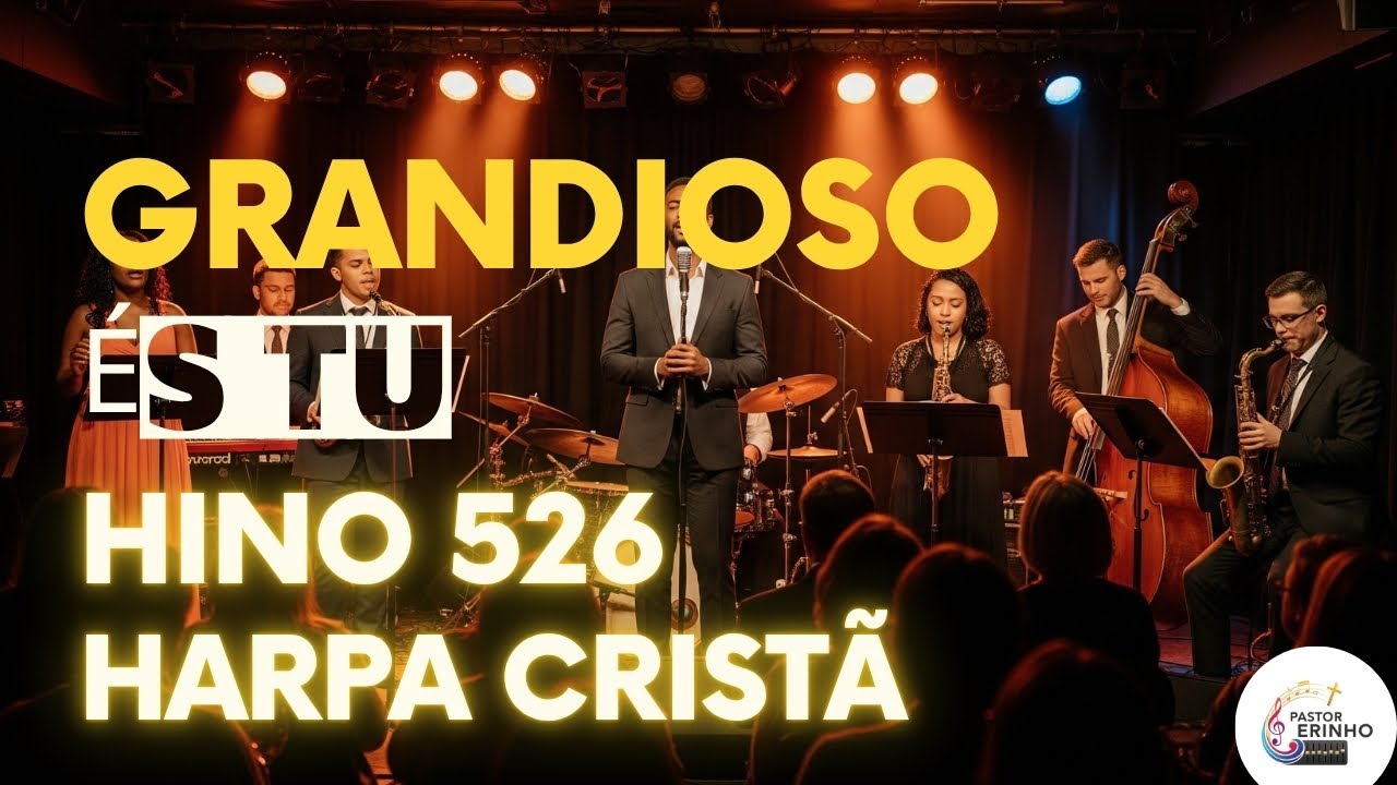 GRANDIOSO &Eacute;S TU - HINO 526 DA HARPA CRIST&Atilde; (COM LETRA)