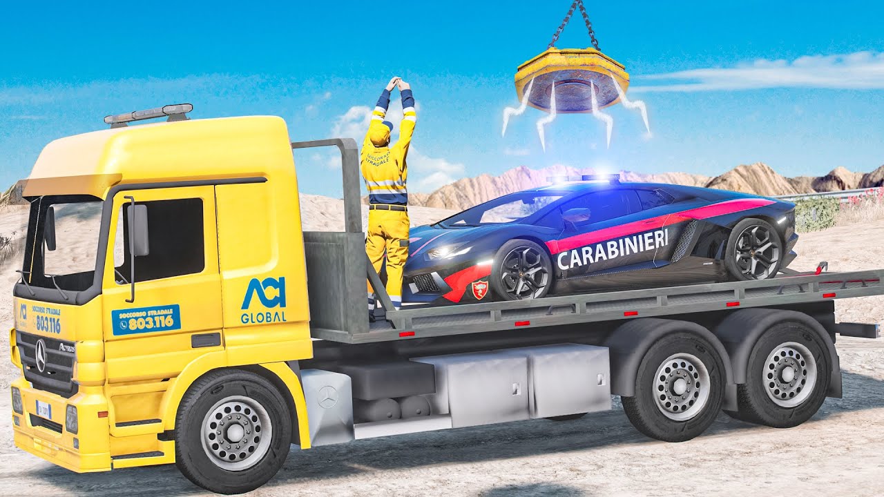 RIPARO le AUTO dei CARABINIERI su GTA 5! 👮‍♂️