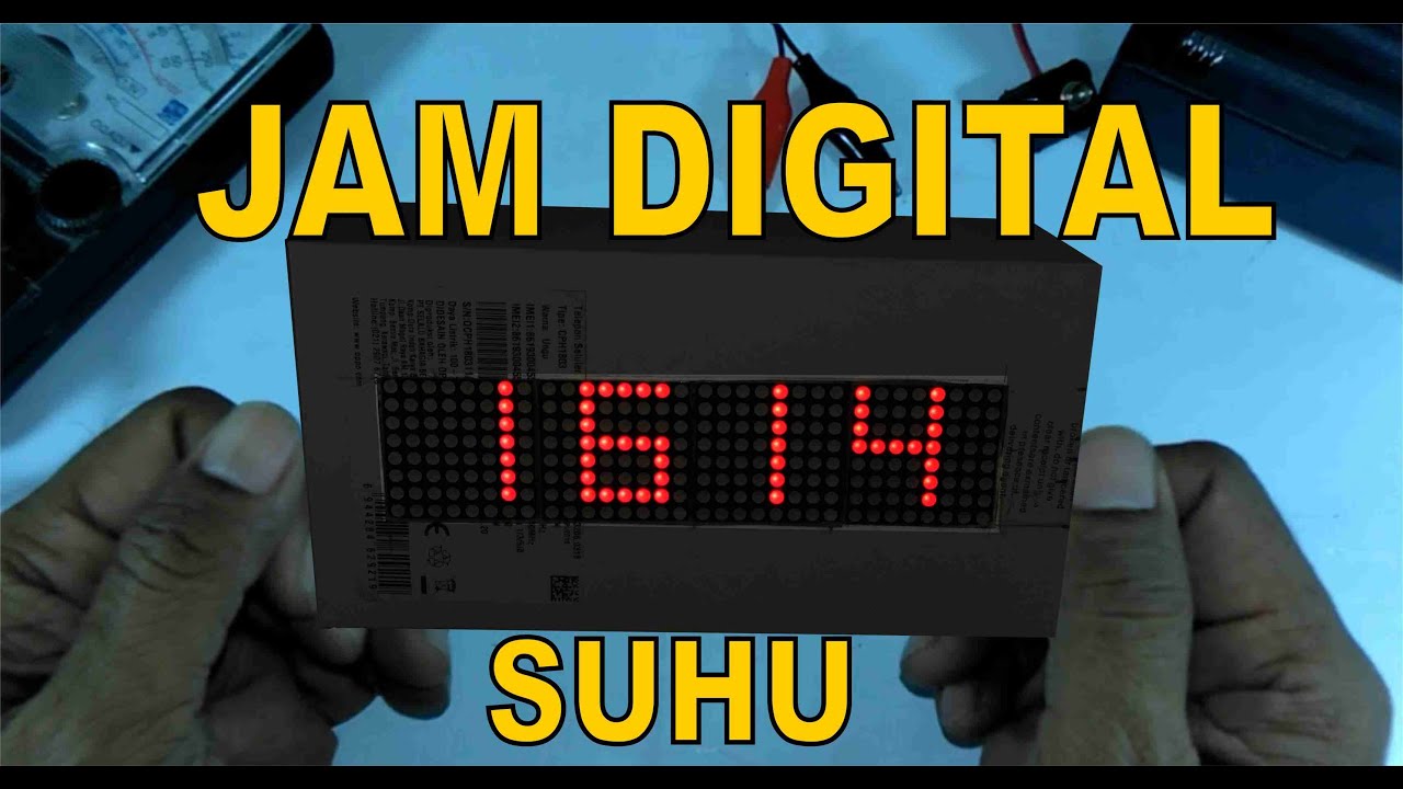 jam digital Max7219 Arduino Digital LED