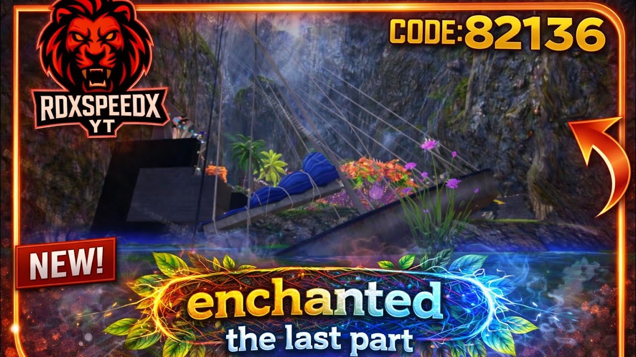 Bgmi wow Parkour map code 82136 | ENCHANTED THE LAST PARKOUR | @RDX_SPEED_X #bgmi #bgmiwowcode82136 