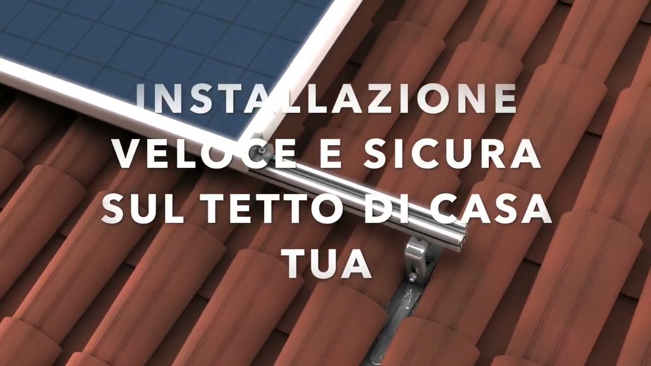 Fotovoltaico senza forare i tetti? La staffa coppo è la soluzione!