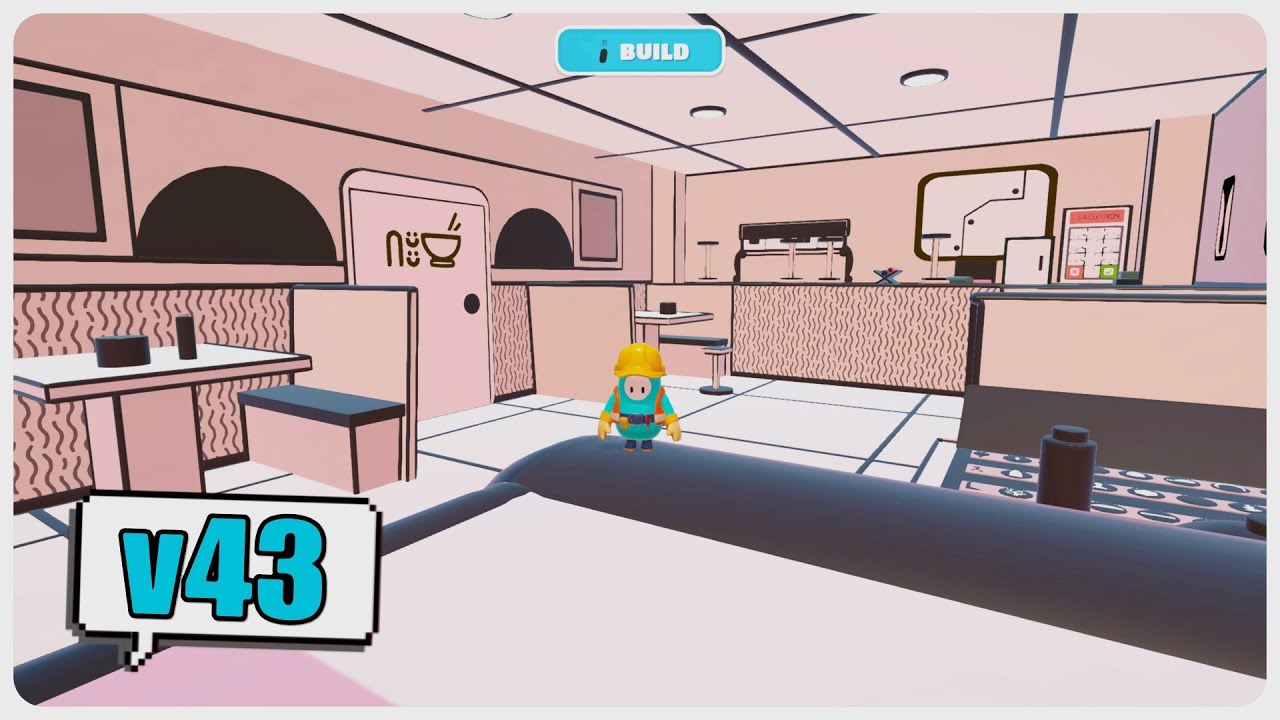 Secret Fall Update v43 | Escape Room | Map Theme: 2D World🔳 | Fall Guys Creative🏆