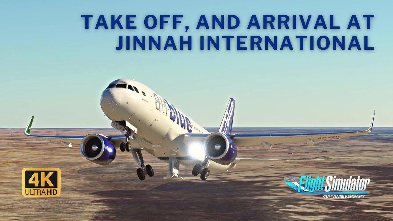 Air blue take off and arrival at Jinnah International #youtube