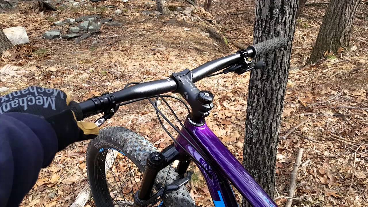 KS lev 150 mm dropper post on Trek Stache 7 29+
