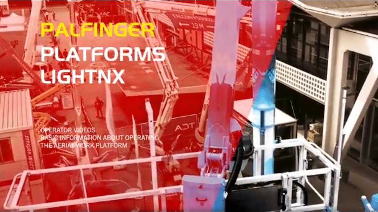 PALFINGER Service - 300 Light NX - Basic information about operating the aerial work platform