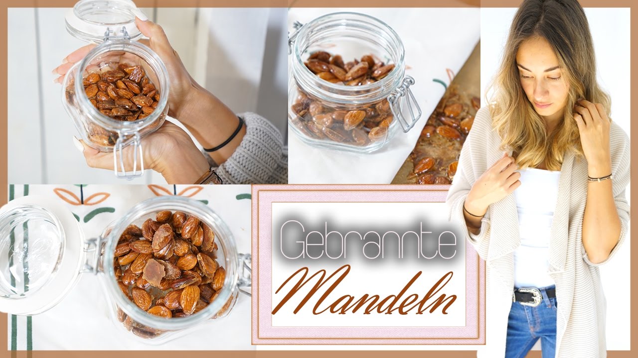 Gebrannte Mandeln selber machen ohne Zucker - gesunder Snack - BodyFood