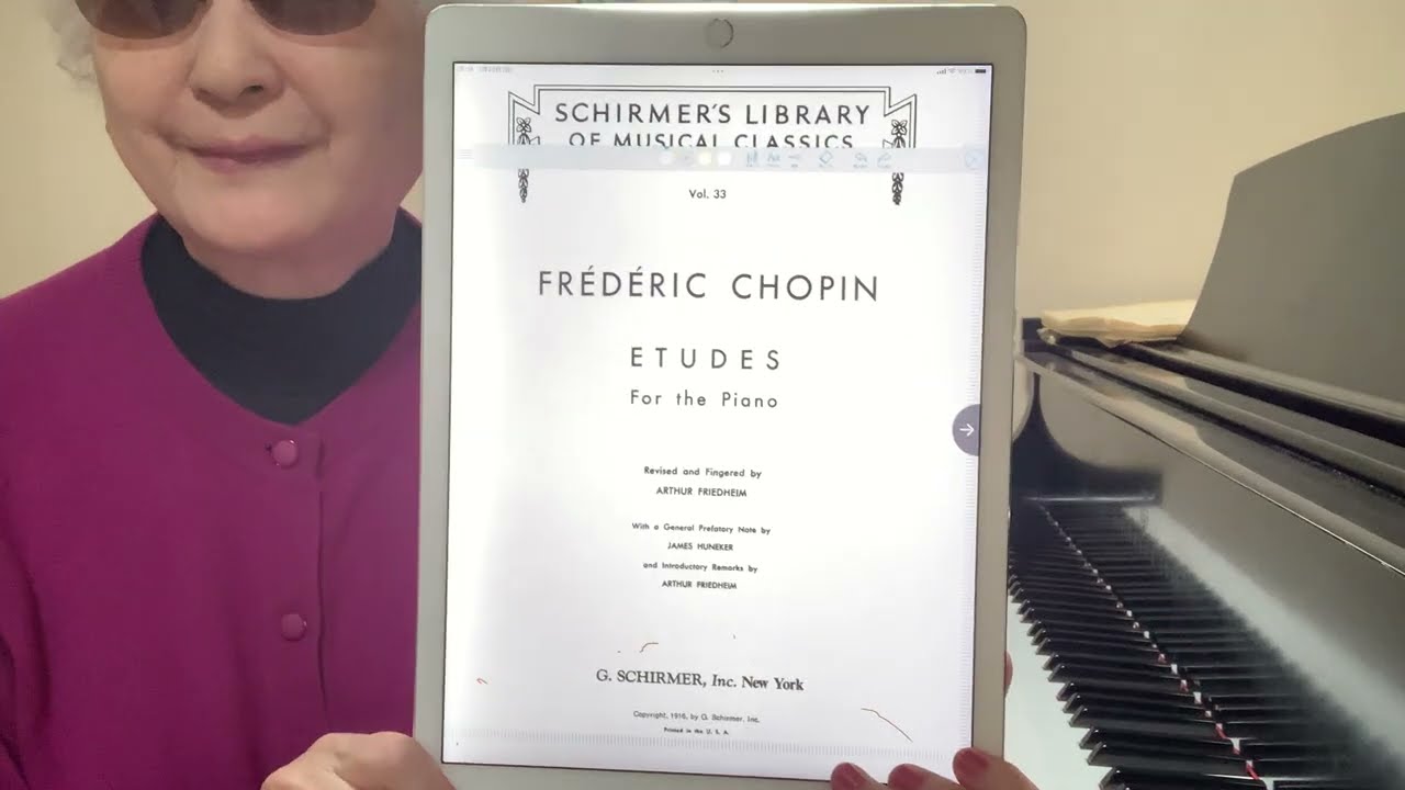 Etude Op.25 No.2 by CHOPIN.  This is the fifth time of 