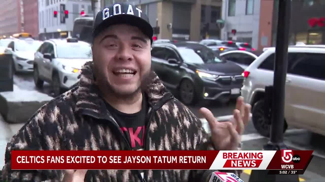 Boston fans excited for the return of Jayson Tatum against Dallas