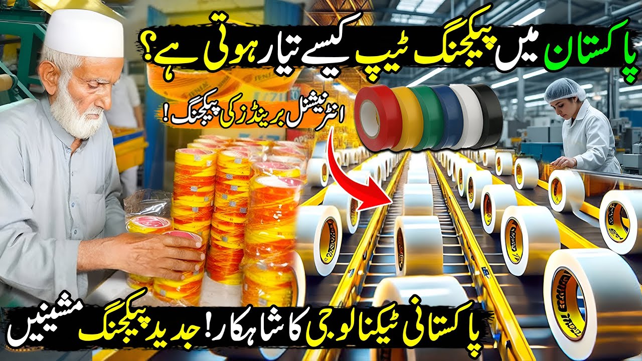 Pakistan First High Tech Packaging Tape Factory | Complete Manufacturing Process | Made in Pakistan