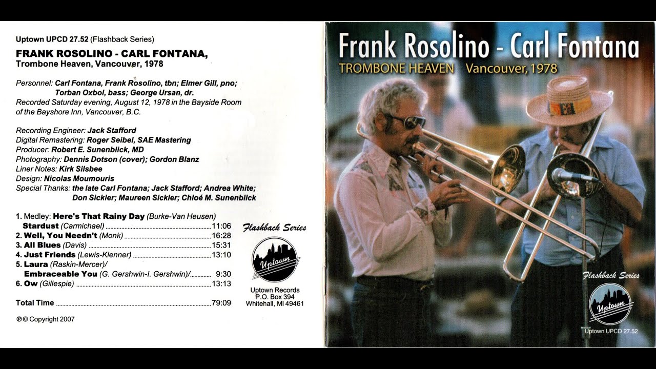 Frank Rosolino & Carl Fontana - 12/08/1978