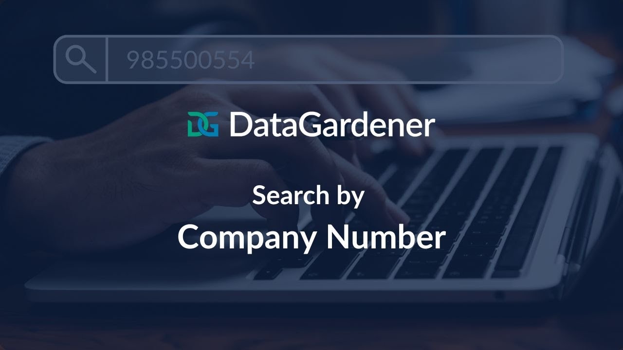 How To Search - By Company Number