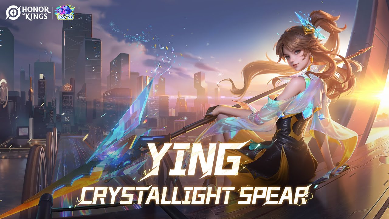 Crystallight Spear Ying | Skin Showcase | Honor of Kings