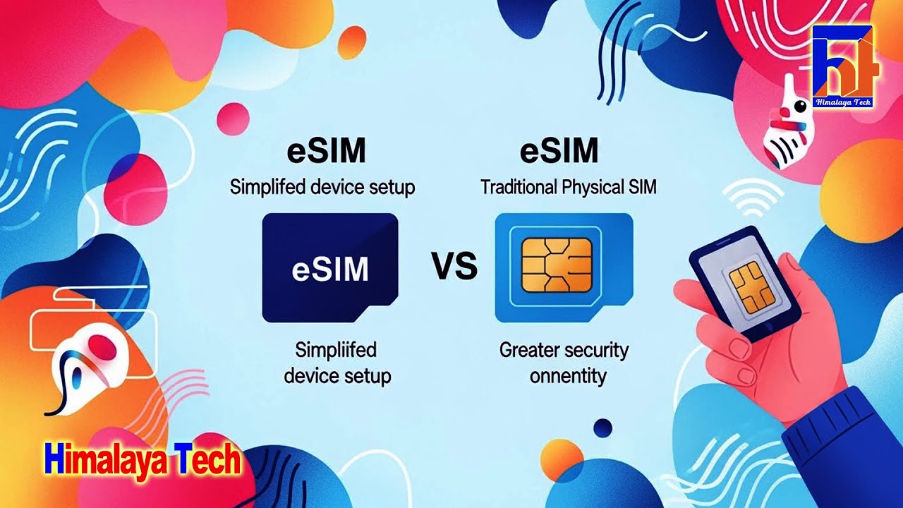 e-SIM advantages over physical SIM cards | Himalaya Tech
