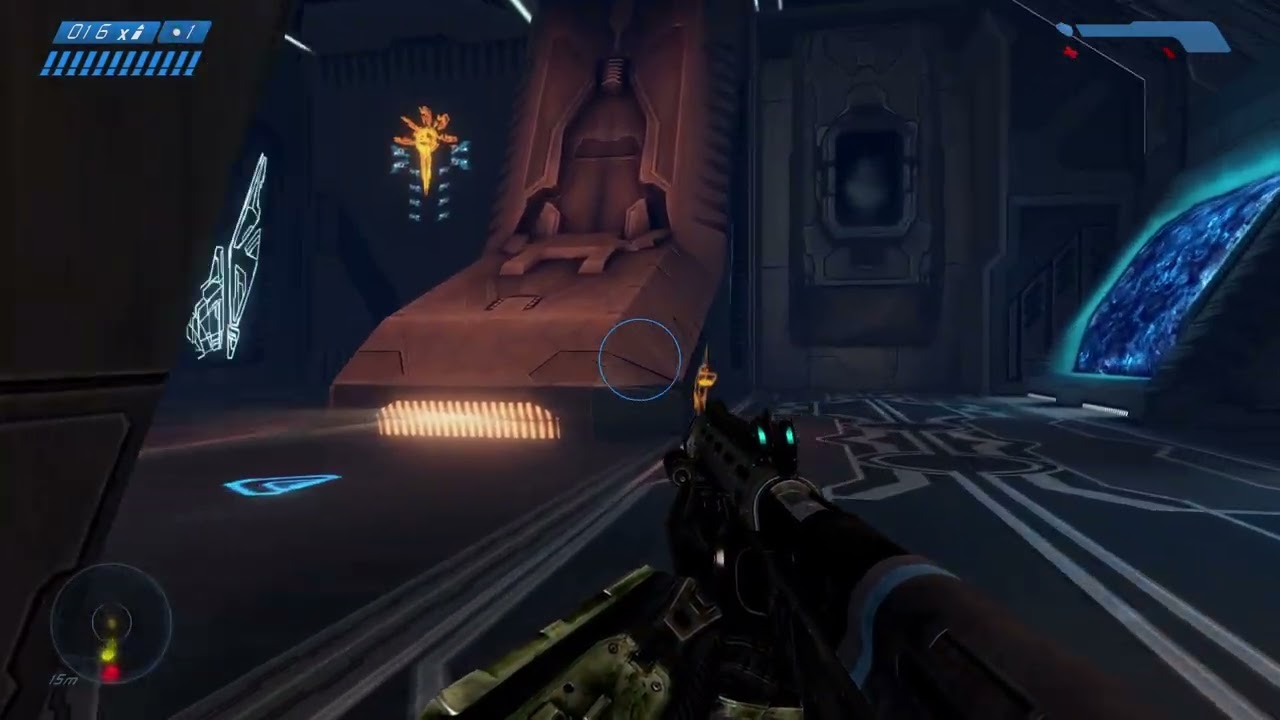 Sismo en la biblioteca Halo CE, cap 12.