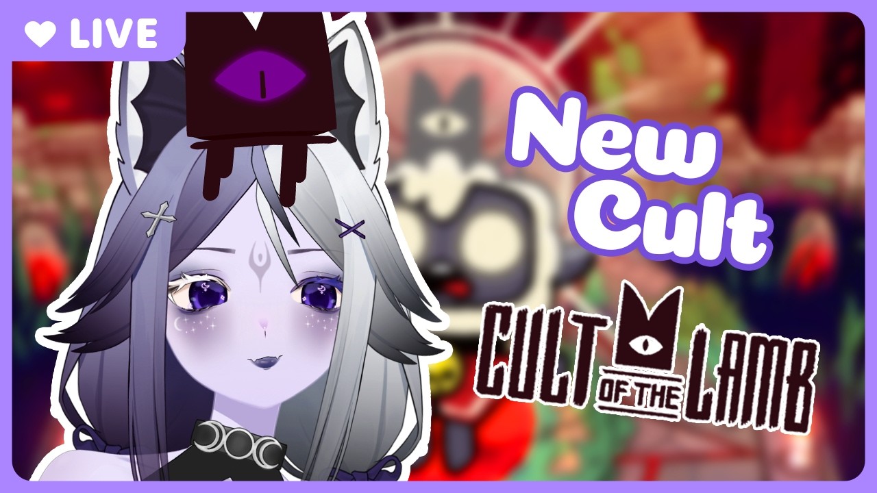 Defeating 3rd and 4th boss 🖤 Cult of the Lamb 🩷 Fox-Bat Vtuber