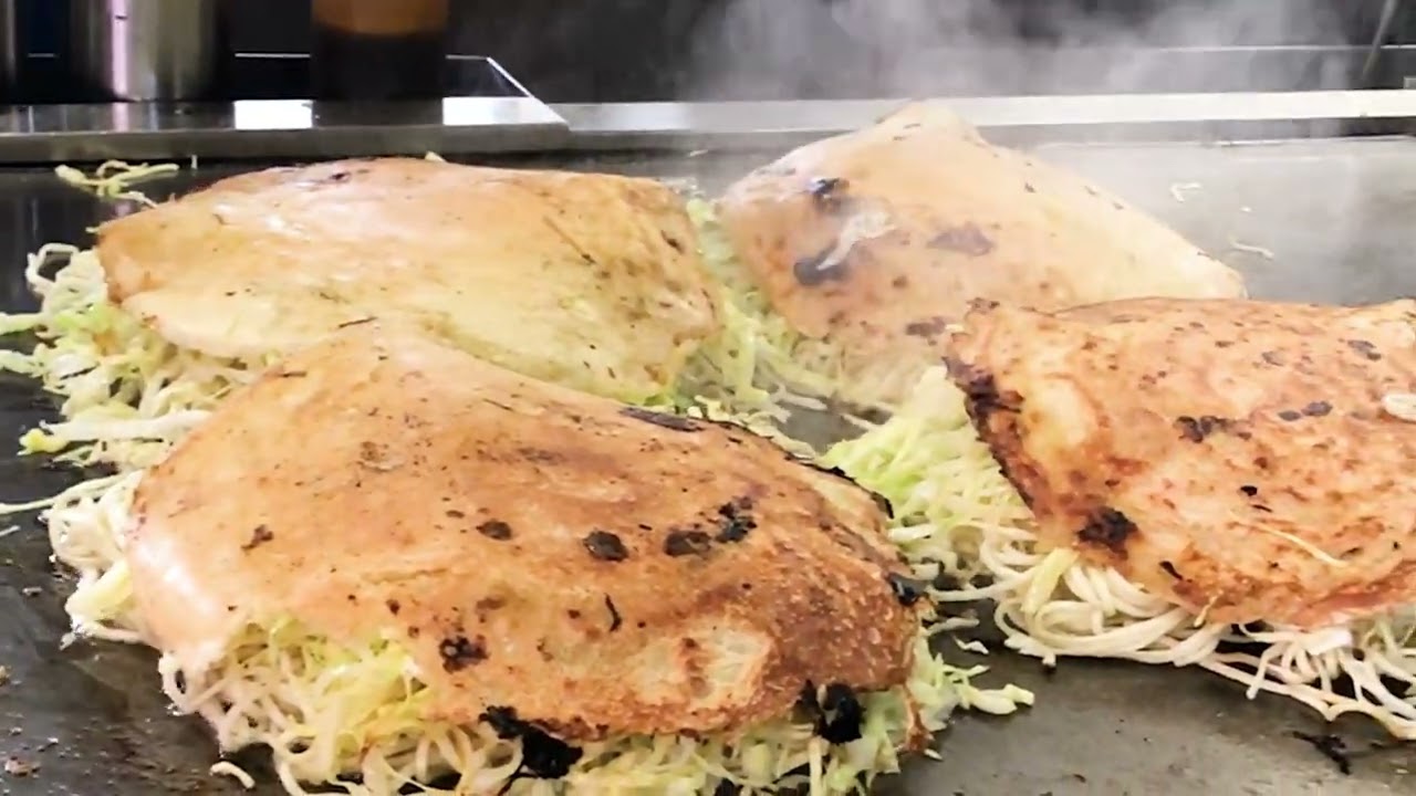 日本一旨い尾道のお好み焼きの焼き方