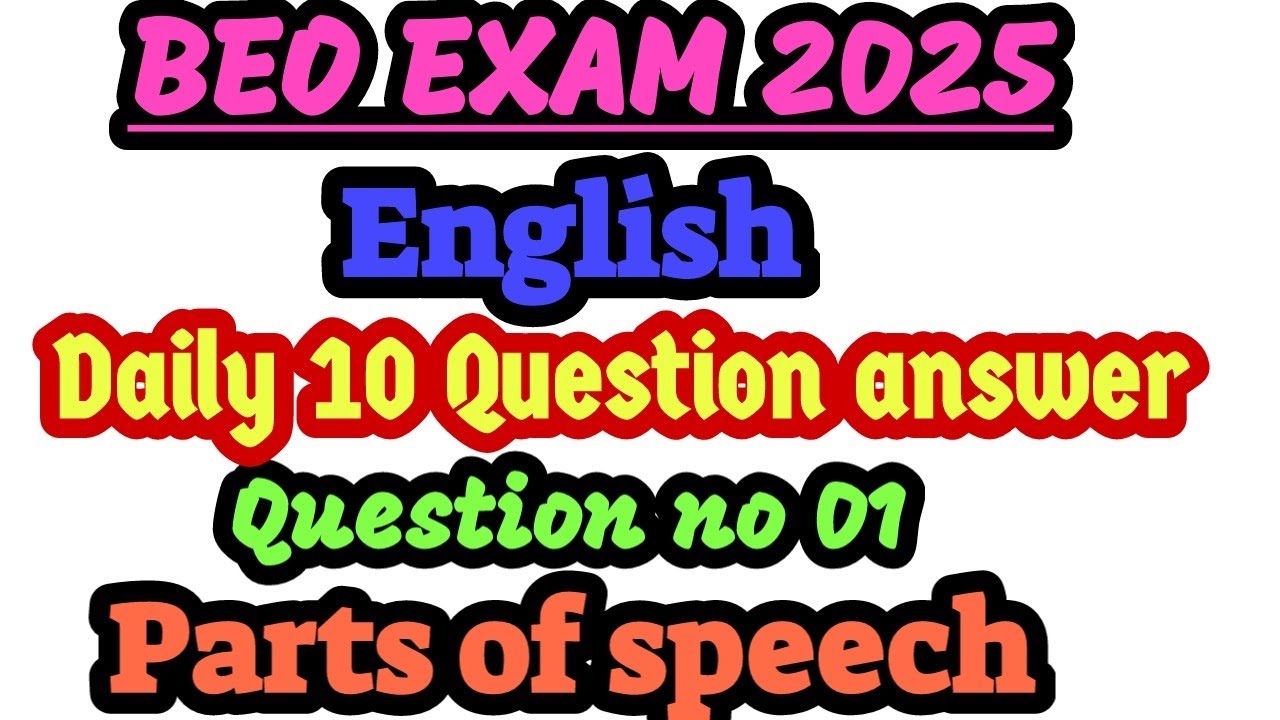 💥TRB BEO EXAM🎯 ENGLISH🔥DAILY 10 QUESTION ANSWER💫QUESTION 01 💥RAMSAN ACADEMY