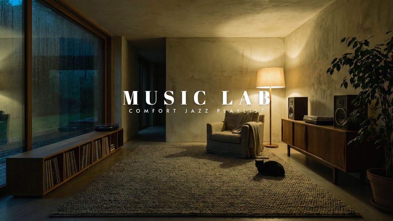Calming Jazz Music | Relaxing Playlist for Stress Relief 🌙 Calm Mind, Cozy Night at Home