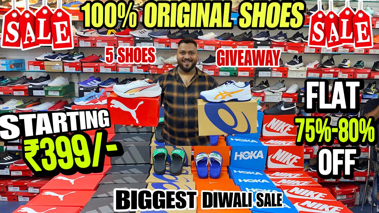 100% Branded Shoes || ₹399/-😱|| 5 Shoes GIVEAWAY💥|| Diwali special offer || Branded Shoes in Mumbai 