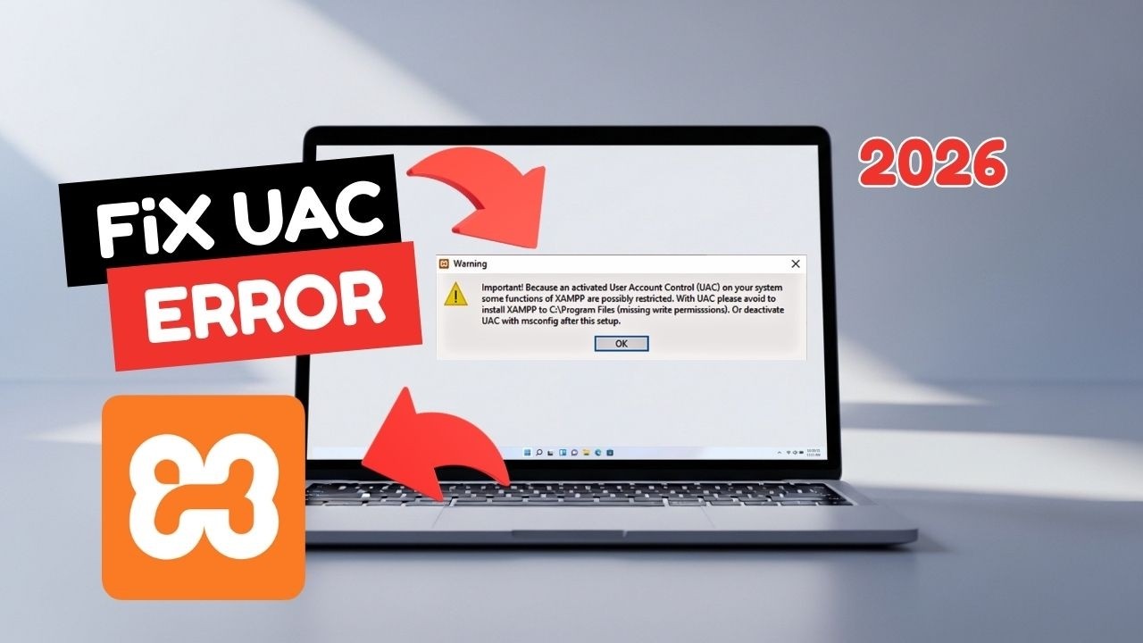 How to fix XAMPP UAC Error: Fixing Activated User Account Control on your PC Issues (2026)