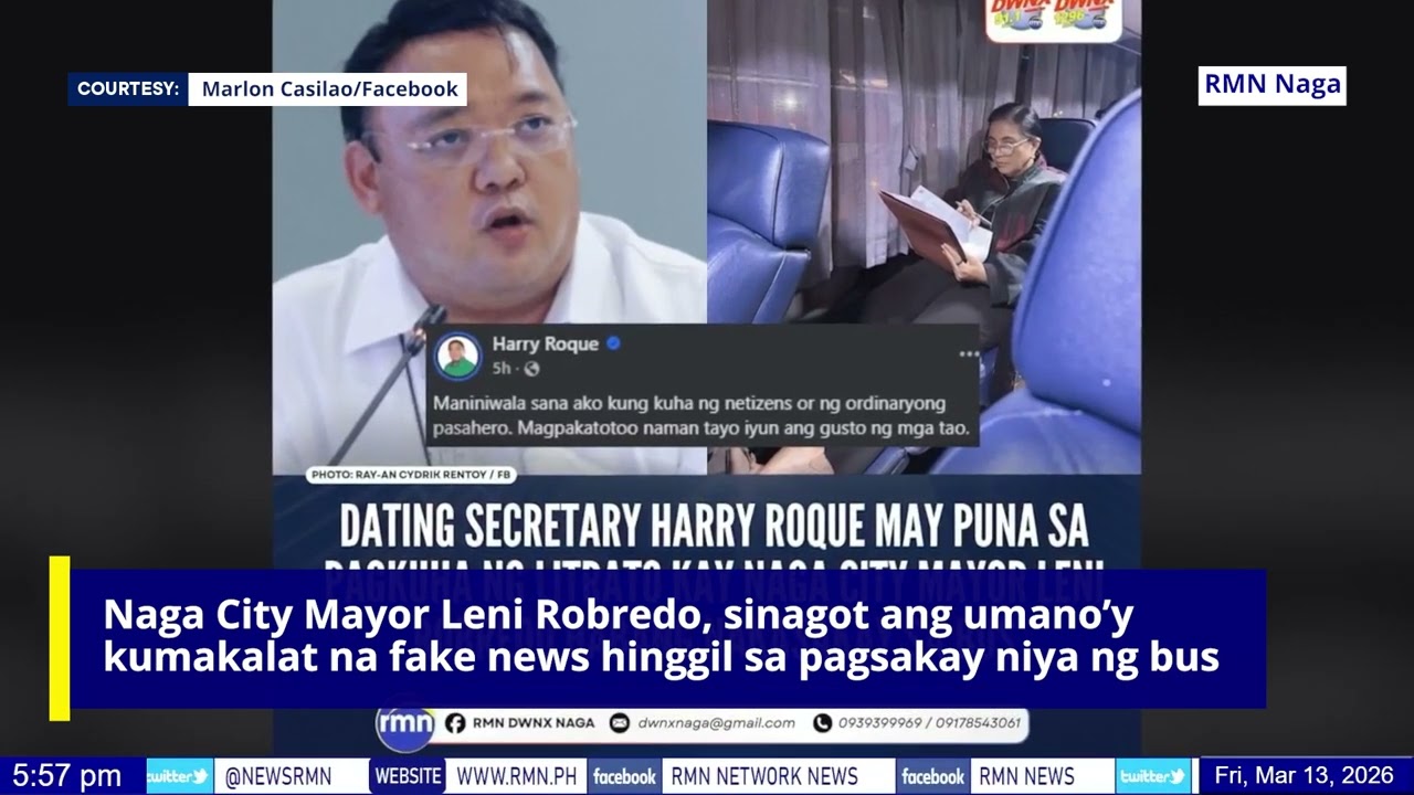 Mayor Leni Robredo, sinagot ang umano’y kumakalat na fake news hinggil sa pagsakay niya ng bus