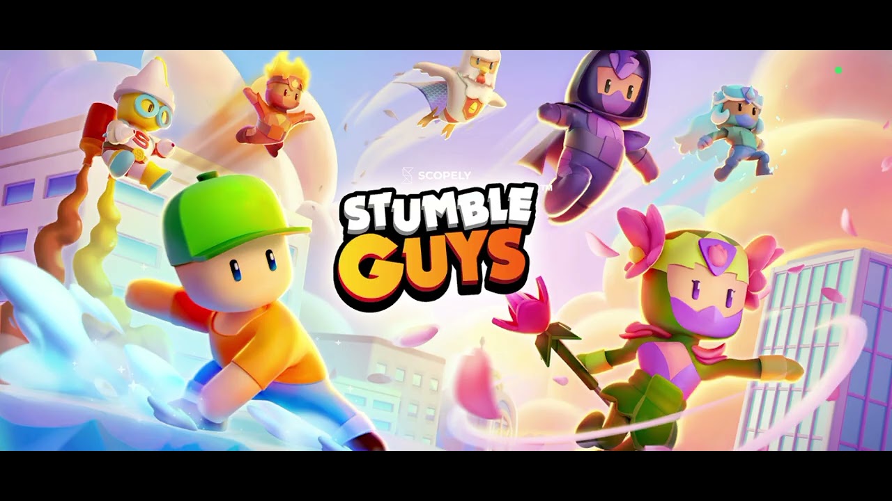 Jogando6 partidas de stumble guys 