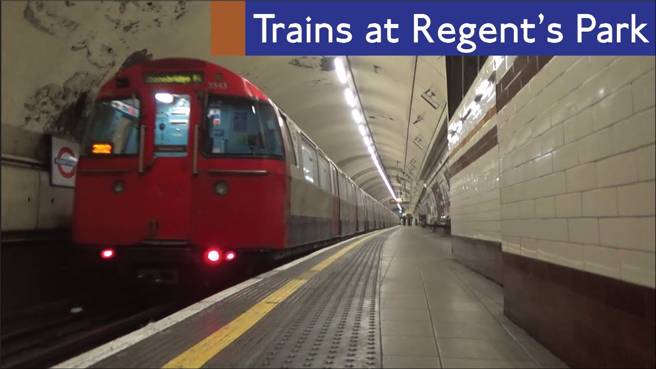 London Underground Bakerloo Line Trains At Regent's Park