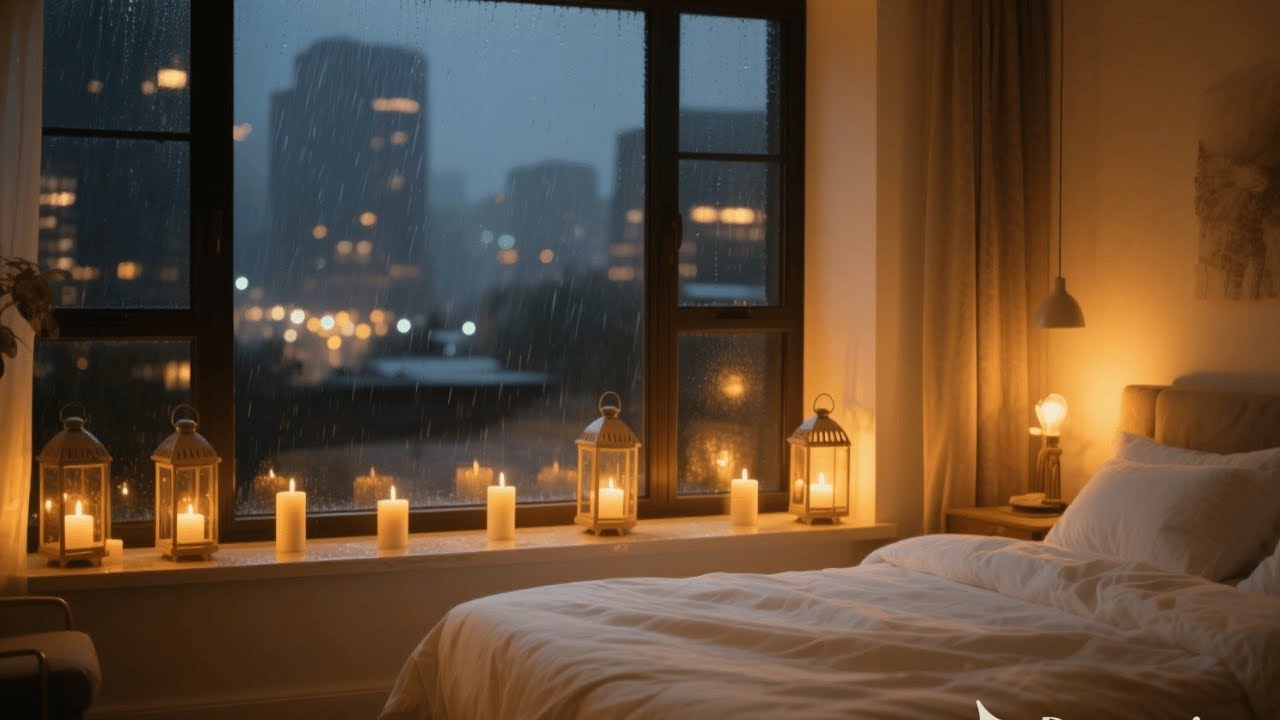 Rainy Day at Cozy Coffee Shop with Smooth Jazz Music 🎶 Piano Jazz for Work, Study and Relaxation