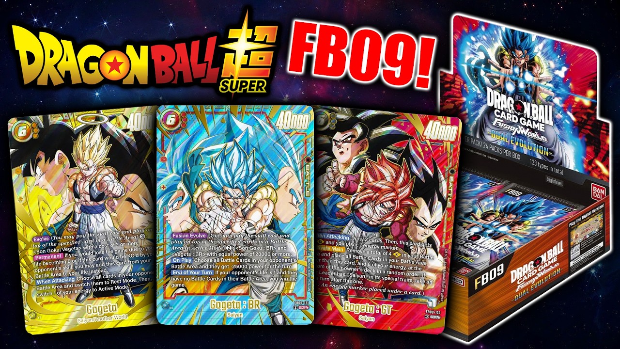Распаковка бустерного бокса Dragon Ball Fusion World Dual Evolution FB09