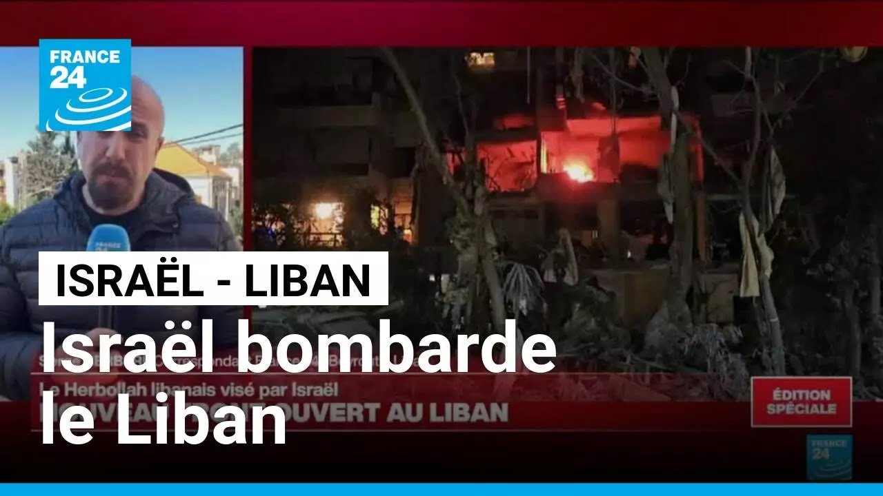 Israël bombarde le Liban et ordonne des évacuations massives • FRANCE 24