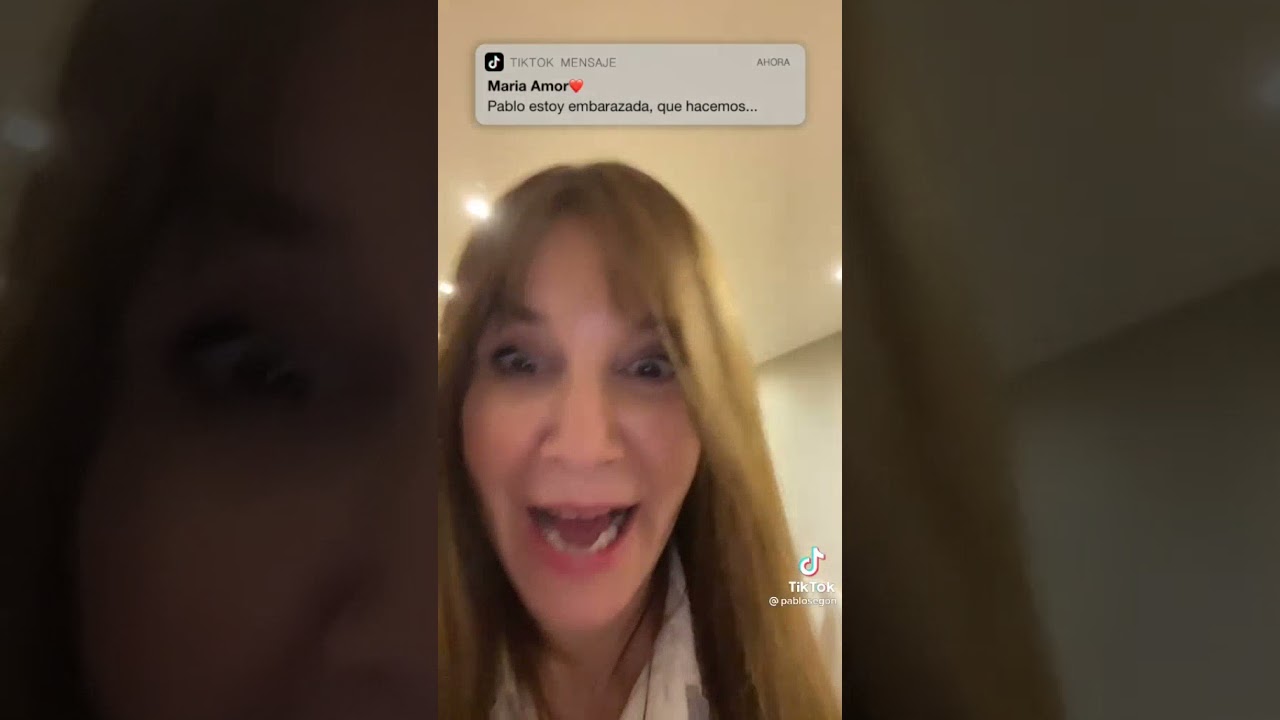 Broma del mensaje tiktok de embarazo challenge