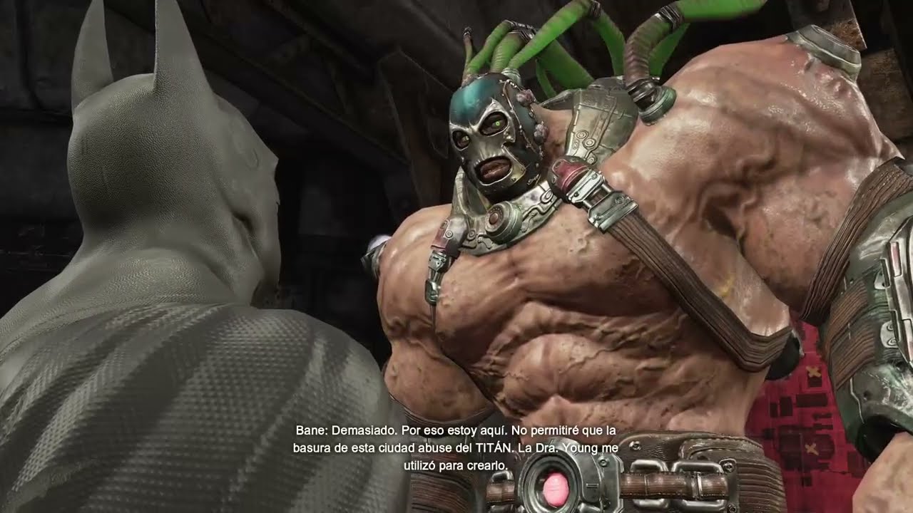 Bane y los contenedores de Titan / Batman Arkham City